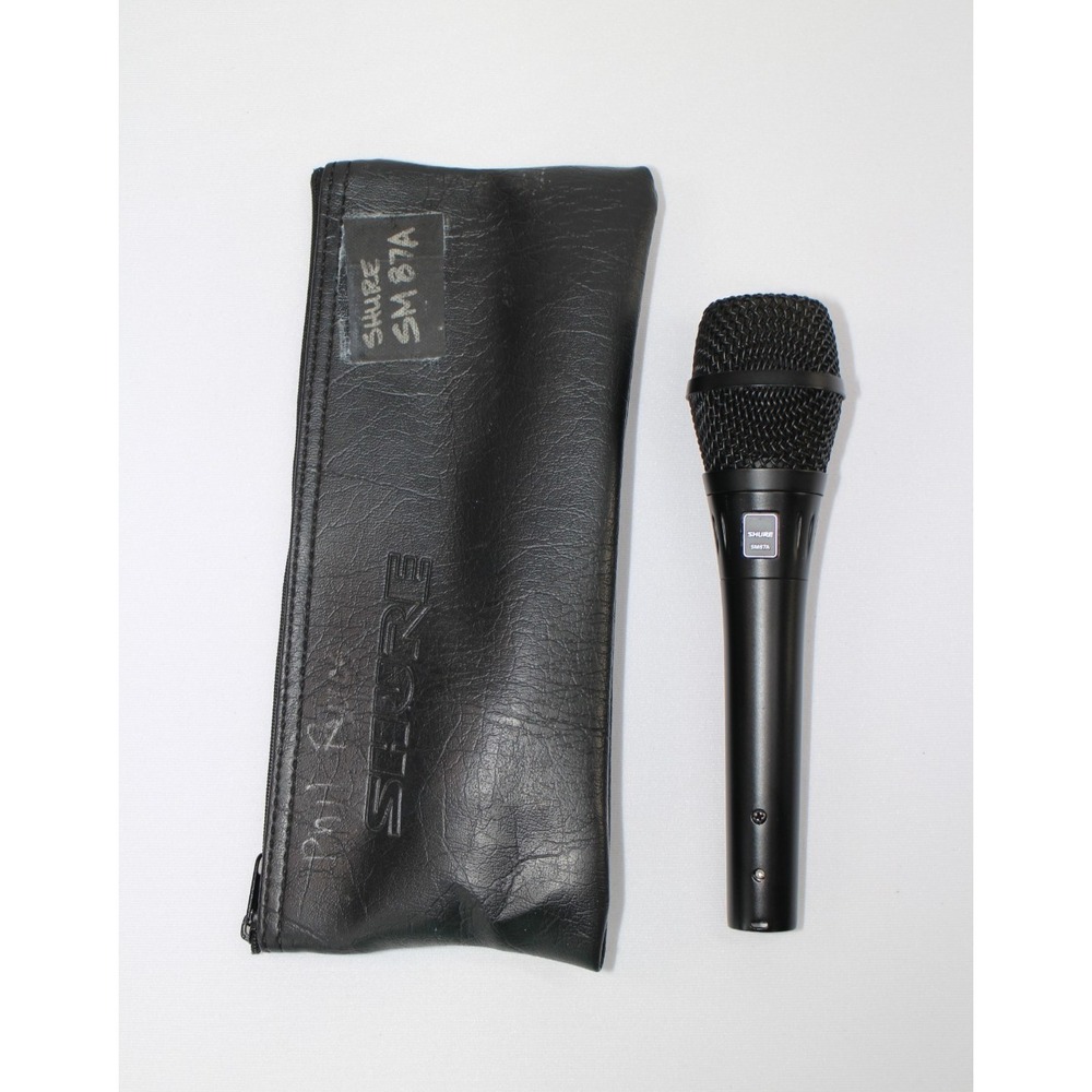 Shure SM87A High-Quality Supercardioid Dynamic Microphone  Good Tested